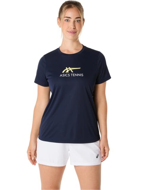 Asics WOMEN'S COURT TENNIS GRAPHIC TEE