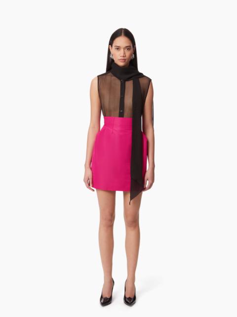 NINA RICCI TAFFETA HIGH-WAISTED MINI SKIRT