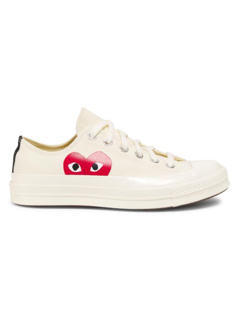 Comme des Garçons PLAY Women's CdG PLAY x Converse Women's's Chuck Taylor All Star Peek-A-Boo Low-Top Sneakers - White