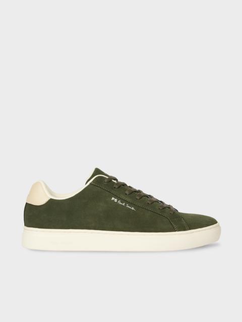 Paul Smith Olive Green Suede 'Rex' Trainers
