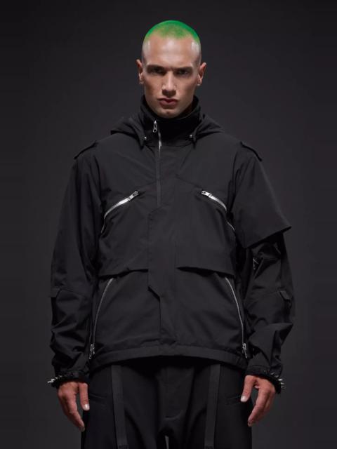 J1WB-E Encapsulated Nylon Interops Jacket Black