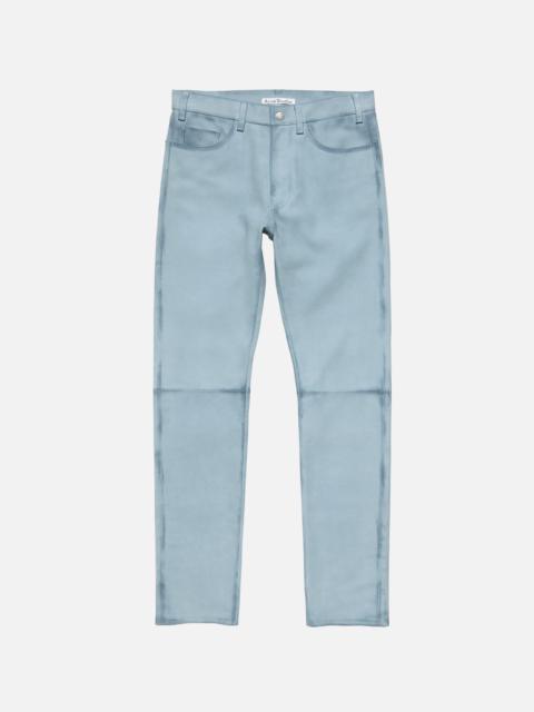 Acne Studios Suede trousers - 1979 - Light blue