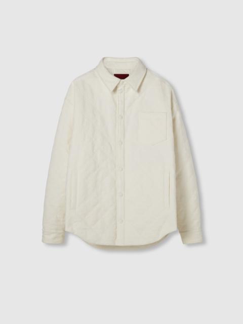 GG canvas quilted shirt