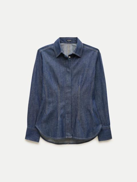 J.CREW Darted button-up shirt in denim