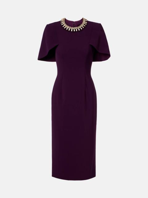 JENNY PACKHAM Thalia crystal-embellished midi dress