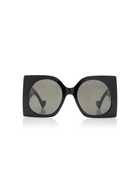 GUCCI Square-Frame Acetate Sunglasses black