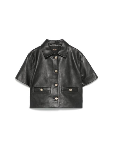 maje leather jacket