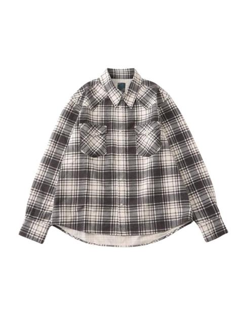 FOUR CORNERS CHECK L/S BLACK