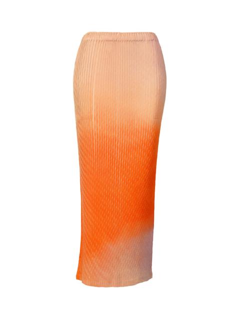 ISSEY MIYAKE SUFFUSED PLEATS SKIRT