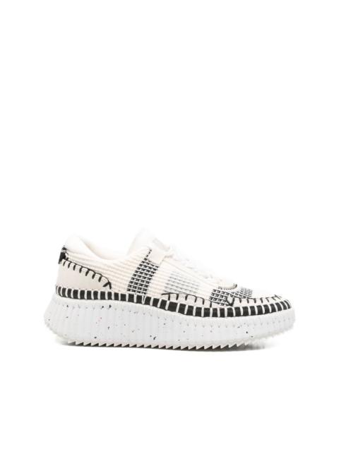 Chloé Nama whipstitch-detail sneakers