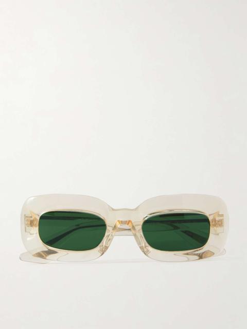 Oliver Peoples + Oliver Peoples 1966C oversized rectangular-frame acetate sunglasses