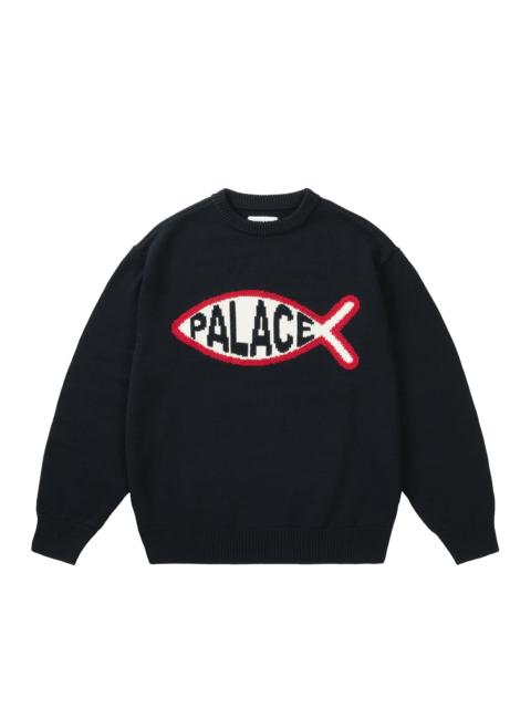 PALACE PLAICE KNIT BLACK