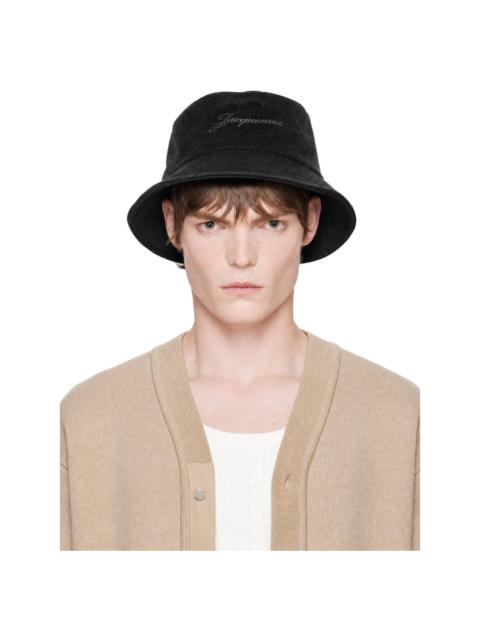JACQUEMUS Gray 'The Cachemiro' Bucket Hat