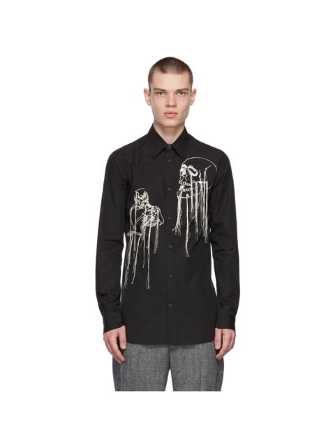 Alexander McQueen Black Skull Shirt