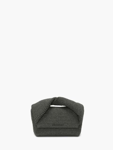 JW Anderson MEDIUM TWISTER - RAFFIA TOP HANDLE BAG