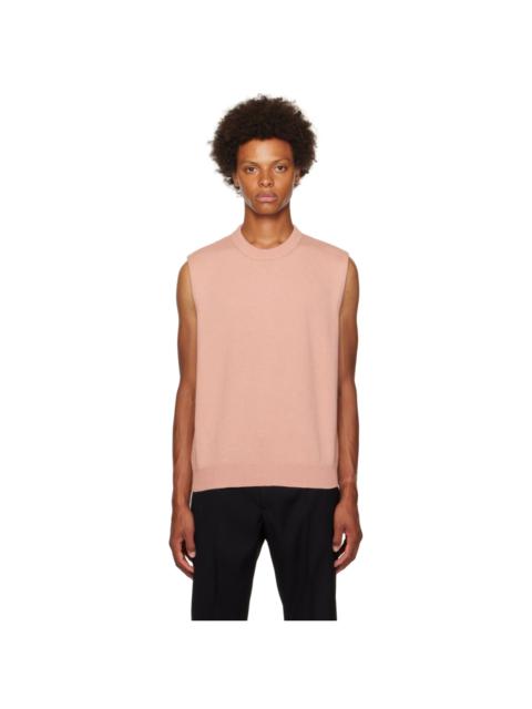 Jil Sander Pink Crewneck Vest