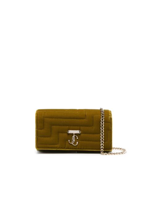 Avenue quilted velvet crossbody bag