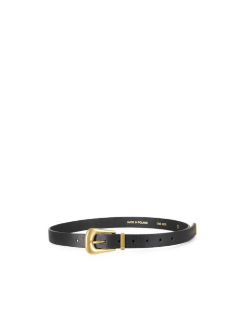 MAGDA BUTRYM logo-embossed leather belt