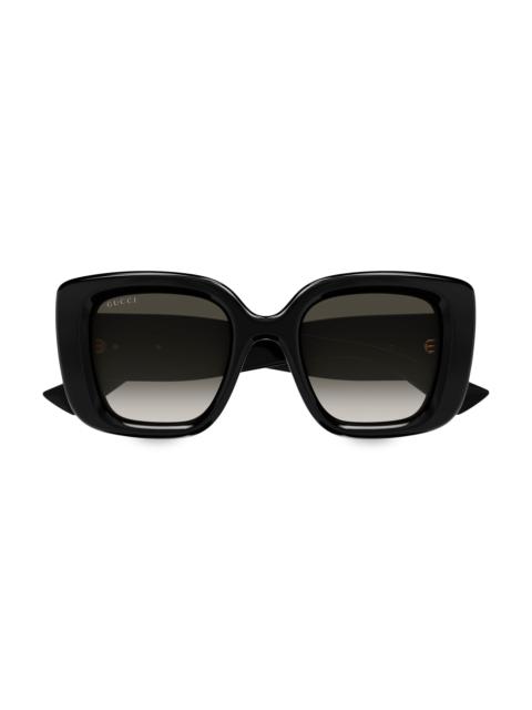 GUCCI Women's GG Bag 50MM Butterfly Sunglasses - Black