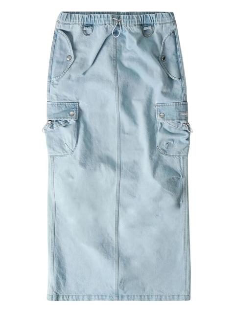 COPERNI cargo denim skirt
