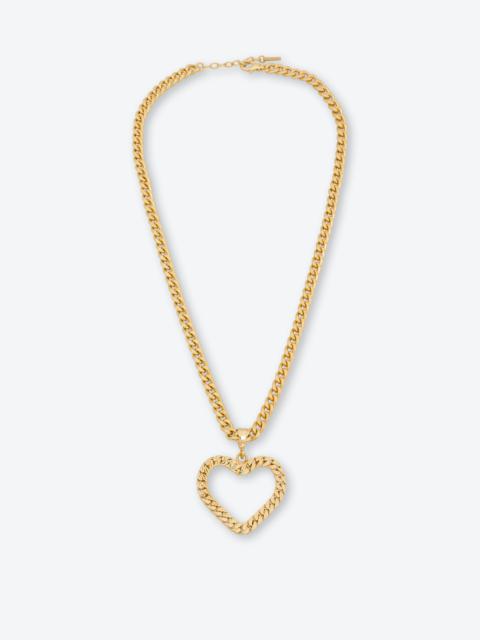 Moschino CHAIN HEART NECKLACE