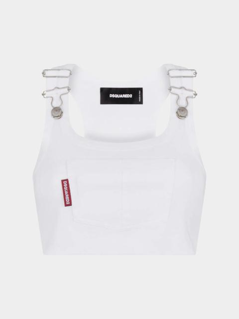 DSQUARED2 OVERALL RIB TOP
