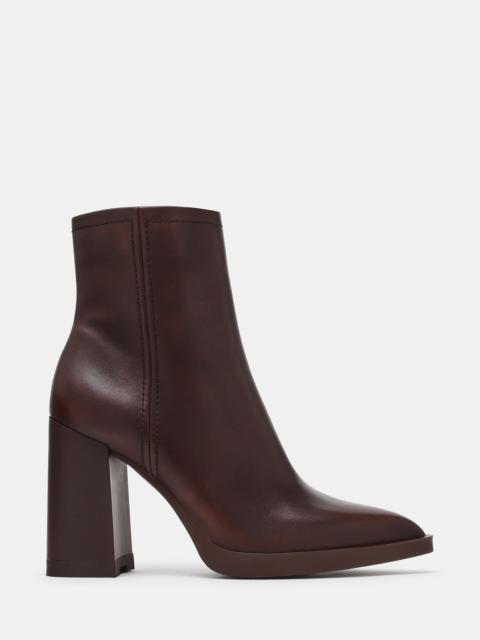 STEVE MADDEN HARDEN BROWN LEATHER