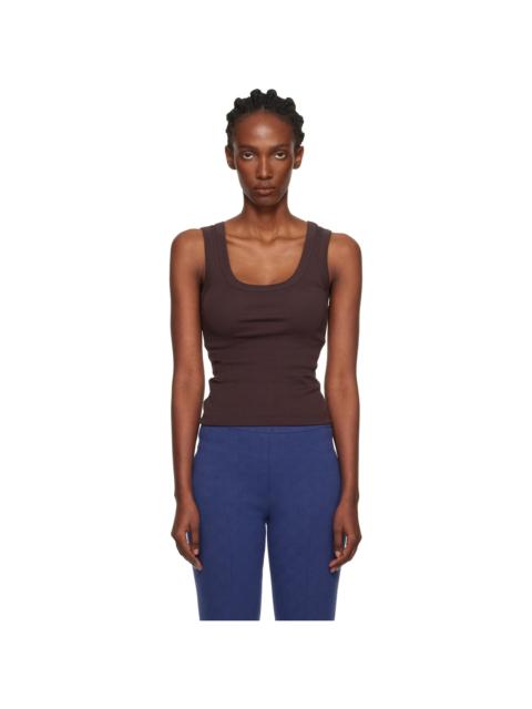 FLORE FLORE Brown Hillie Tank Top