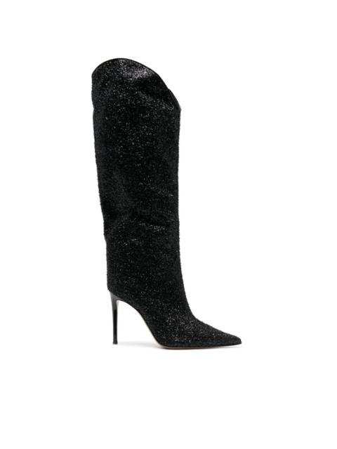 ALEXANDRE VAUTHIER 110mm sequin knee-high boots