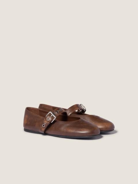 Miu Miu Nappa leather ballerinas