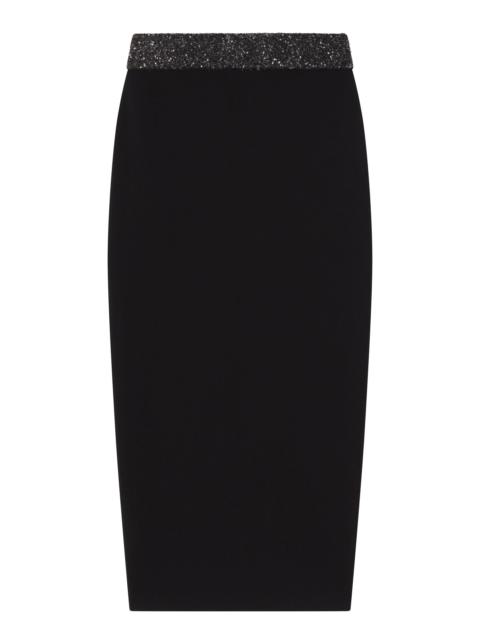 A.L.C. Jane Sequin Compact Knit Midi Skirt