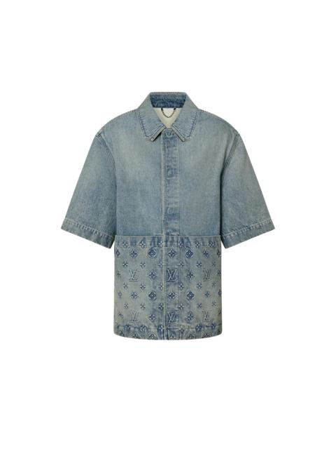 Short-Sleeved Denim Workwear Shirt