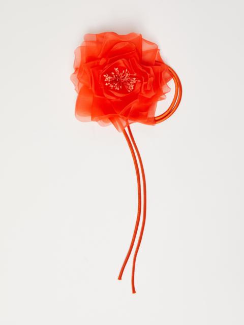 Max Mara JESSY Silk flower brooch