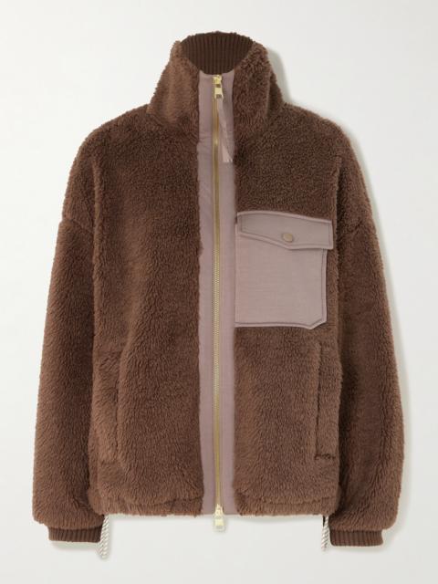 VARLEY Lowell Doublesoft-trimmed Fleece Jacket