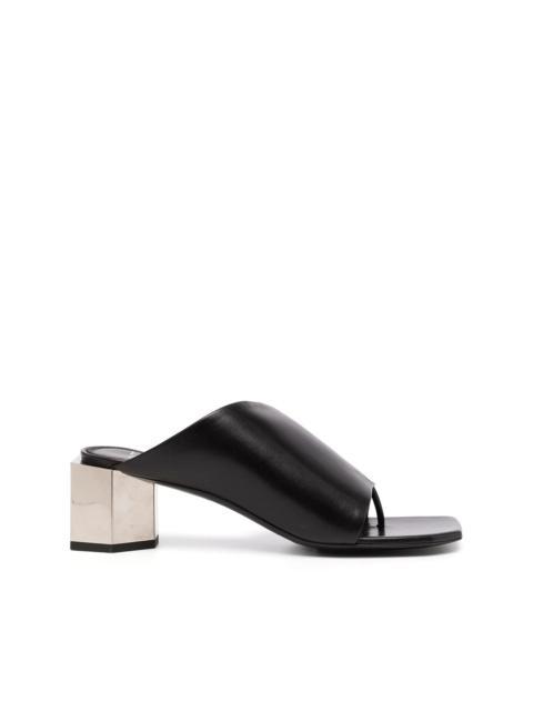 Off-White Hexnut chunky-heel 55mm mules