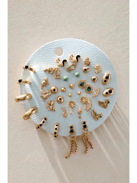 FREE PEOPLE Teeny Tiny Mega Stud Earring Set