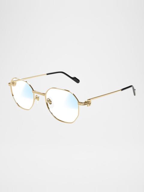 Cartier Round Photochromic Metal Sunglasses