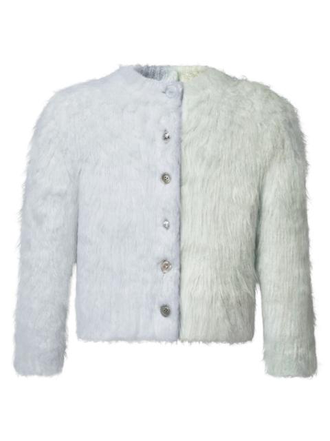 Louis Vuitton Double Jewel Button Brushed Cardigan