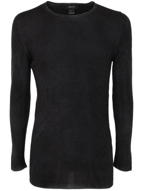 Avant Toi Avant Toi Men Reversible Round Neck Pullover