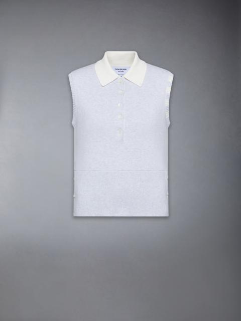 MILANO STITCH 4-BAR SLEEVELESS POLO