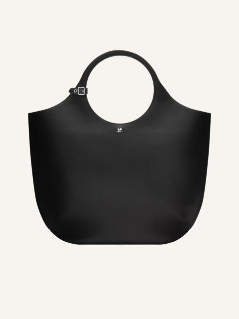 courrèges LARGE HOLY LEATHER BAG