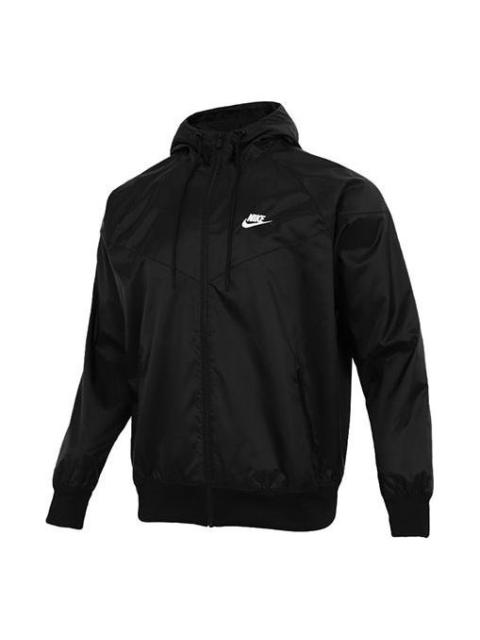 Nike Sportswear Windrunner Sports Training hooded Woven Jacket Black DA0002-010