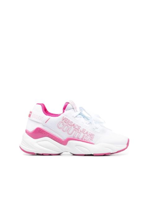 VERSACE JEANS COUTURE logo-print low top sneakers
