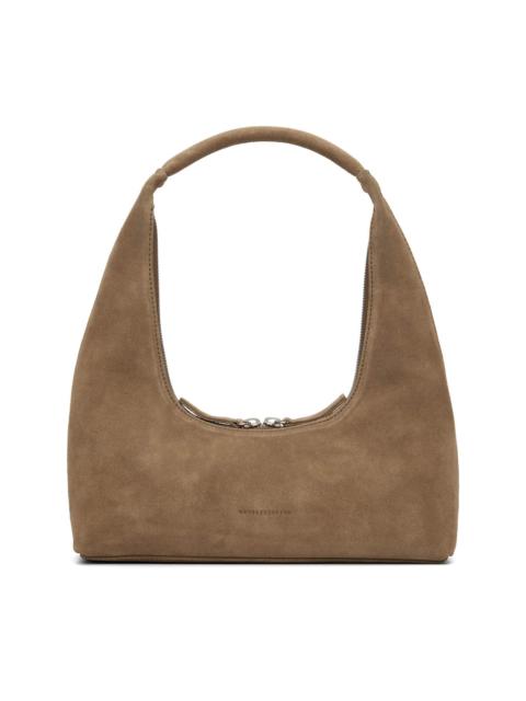 MARGESHERWOOD Brown Suede Shoulder Bag