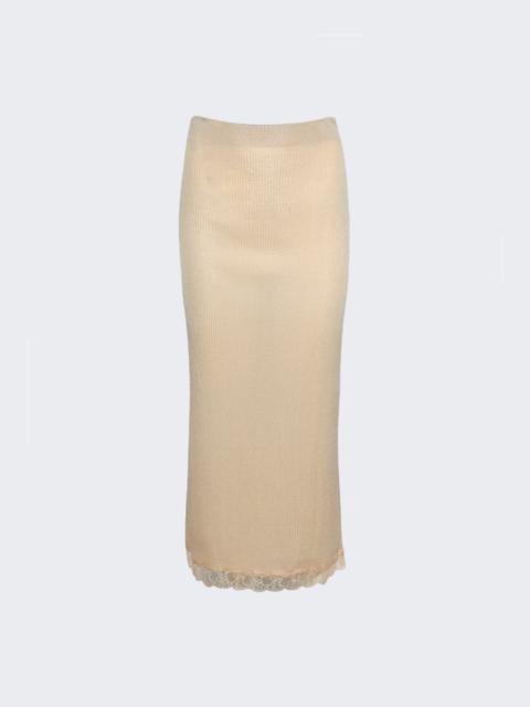 The Row Indira Skirt Champagne