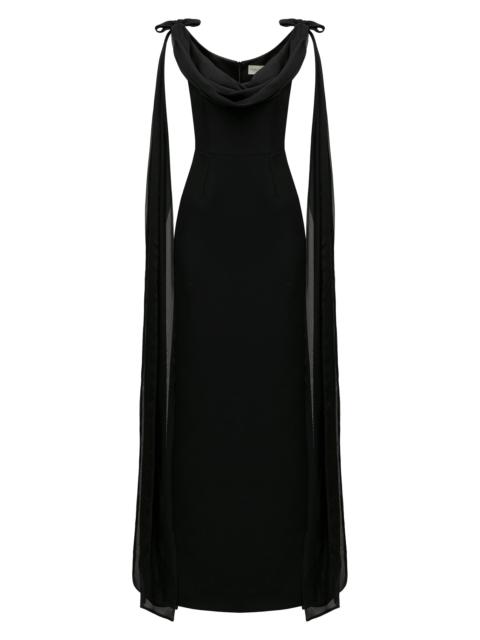 THE NEW ARRIVALS ILKYAZ OZEL Women's Morticia Cowlneck Gown - Chez Castel