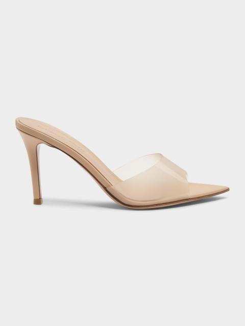 Gianvito Rossi Elle Transparent Mule Sandals