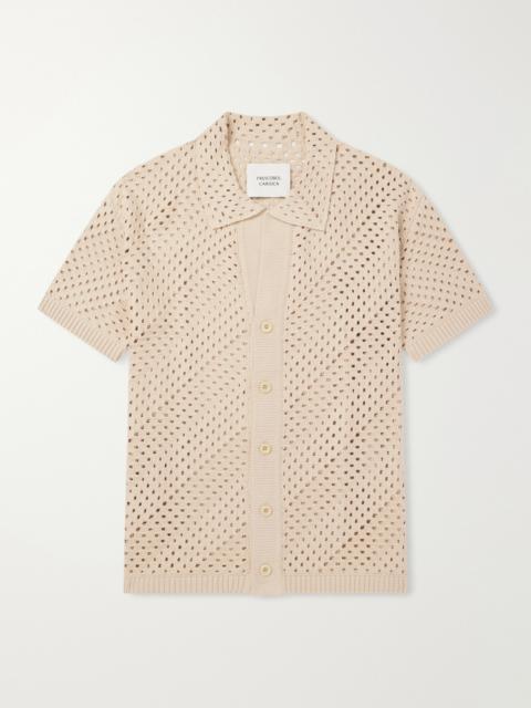 FRESCOBOL CARIOCA Pinto Crocheted Cotton Shirt