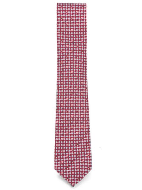 FERRAGAMO SILK TIE ANIMAL PRINT