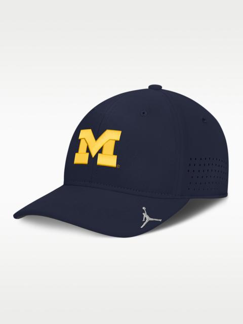 Jordan Michigan Sideline Practice Men's Jordan Brand Dri-FIT College Hat